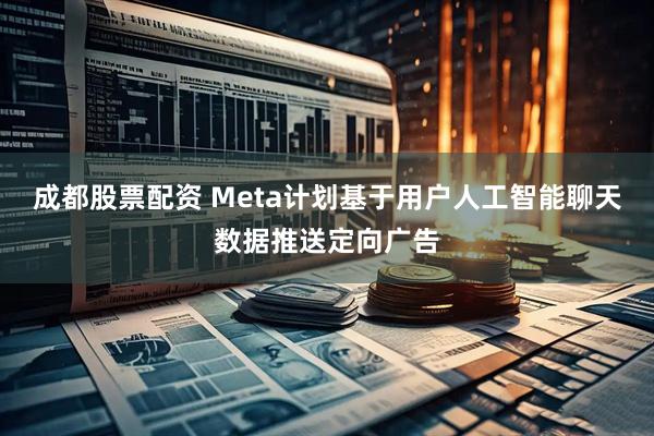 成都股票配资 Meta计划基于用户人工智能聊天数据推送定向广告
